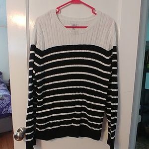 Black & White striped sweater